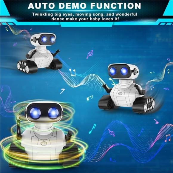 Rechargeable Remote Control Robots, Emo Robot with Music, and Shining LED Eyes - Picture 5 of 5